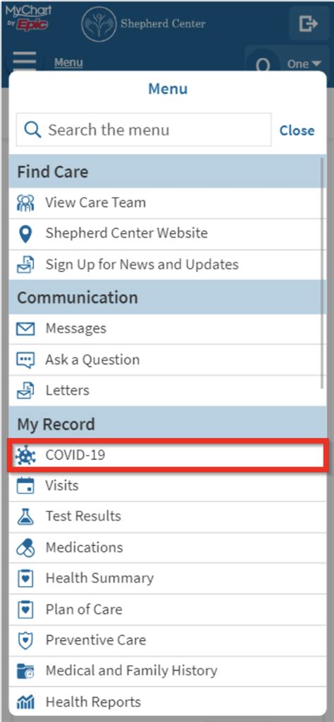 MyChart Provides QR Codes for COVID